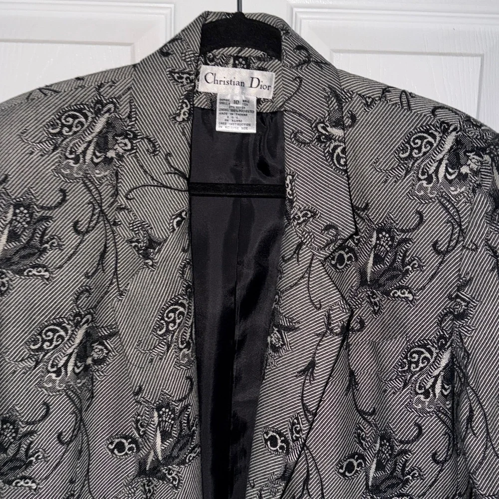 Vintage Christian Dior Jacket 10 - Picture 3 of 13